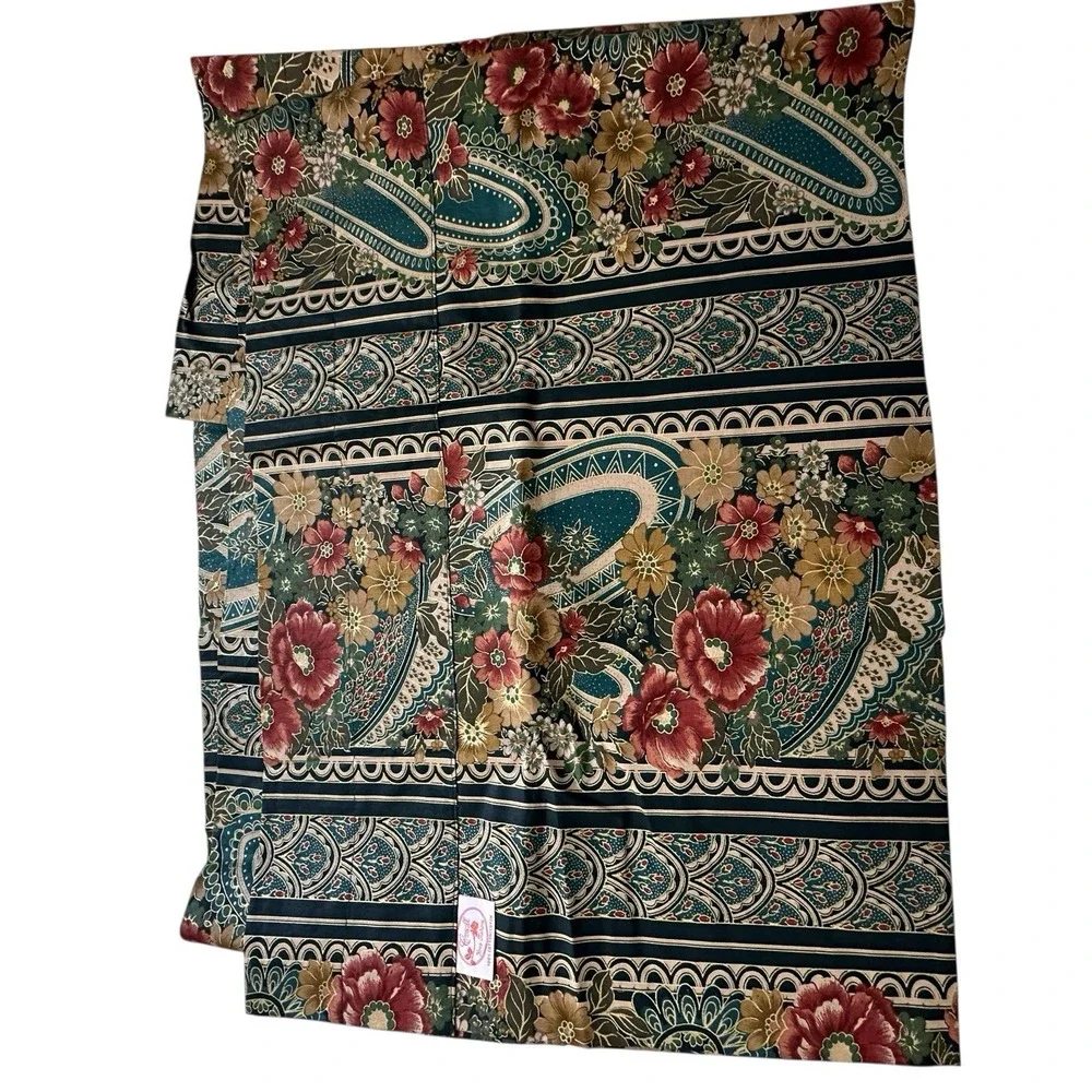 Croscill Luxury Valances Curtain 18x90 Inch Remi Pattern Spruce Green‎ USA Made